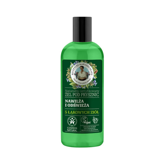 Żel Pod Prysznic Nawilżająco-Odświeżający 260 ml - Agafia