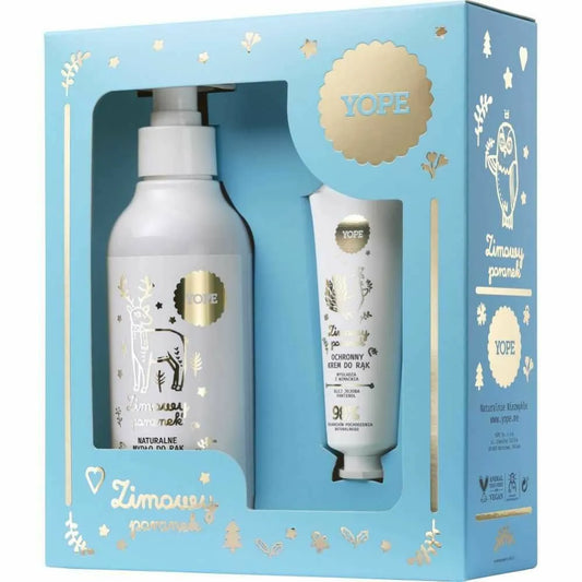 Zestaw Zimowy Poranek (Mydło do Rąk 300 ml+ Krem do Rąk 50 ml) - Yope